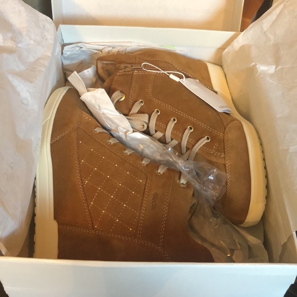 NWT Geox Respira Wedge Sneakers - Picture 16 of 16